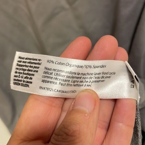 Eileen Fisher woman’s grey short sleeve dress - Picture 7 of 9